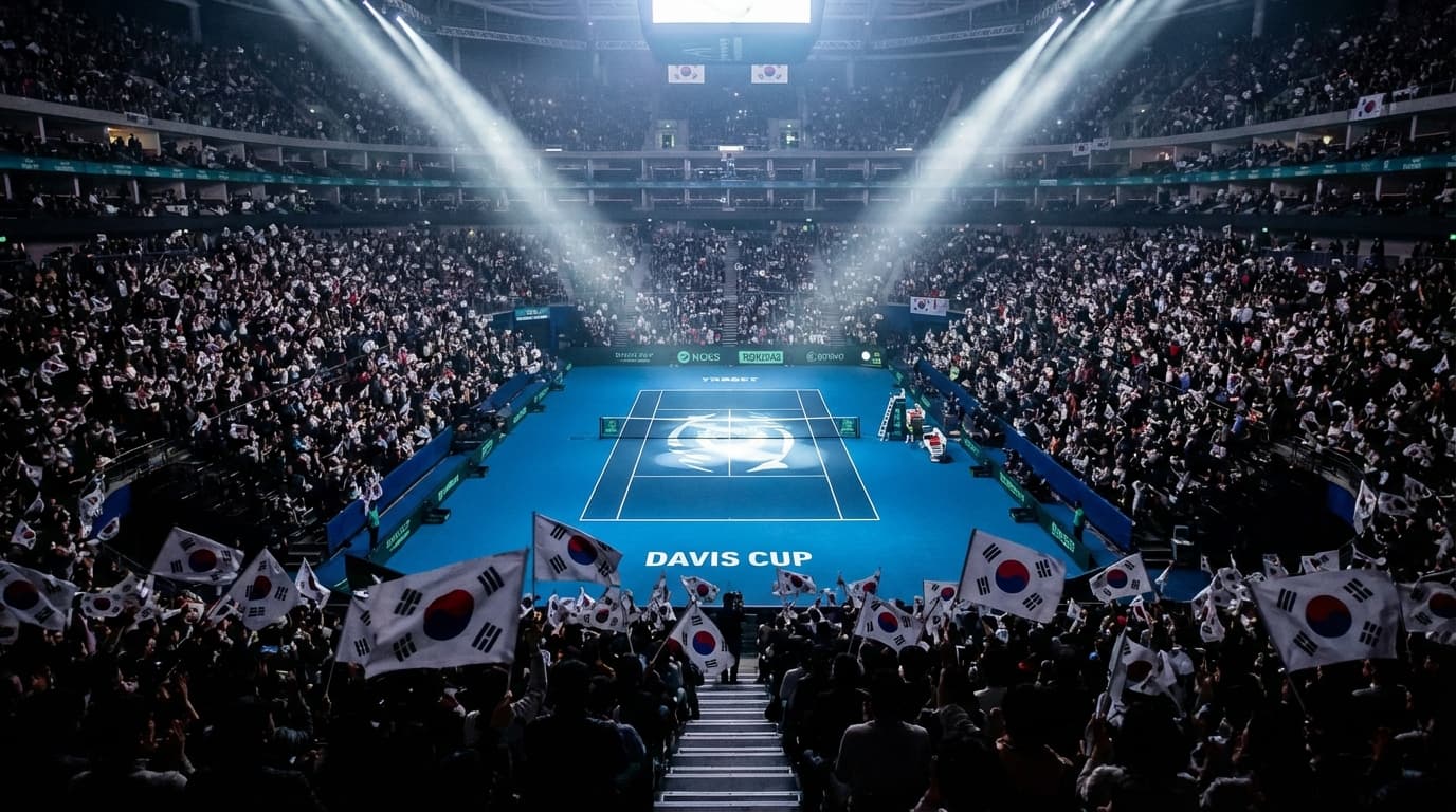한국, 데이비스컵에서 아르헨티나를 3-2로 꺾고 역전승! 다음 상대는 인도